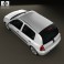 Renault Clio Mk2 5-door 2005 3d model