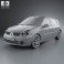 Renault Clio Mk2 5-door 2005 3d model
