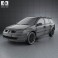 Renault Megane Grandtour 2003 3d model