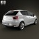 Seat Ibiza 5-door hatchback 2013 3d model