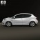 Seat Ibiza 5-door hatchback 2013 3d model