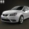 Seat Ibiza 5-door hatchback 2013 3d model