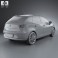 Seat Ibiza 5-door hatchback 2013 3d model