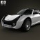 Smart Roadster Coupe 2005 3d model