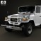 Toyota Land Cruiser (J40) Canvas Top 1979 3d model