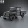 Toyota Land Cruiser (J40) Pickup 1979 3d model