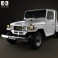 Toyota Land Cruiser (J40) Pickup 1979 3d model