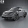 Volkswagen Beetle convertible 2013 3d model
