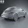 Volkswagen Beetle convertible 2013 3d model