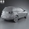 Volkswagen Golf Mk5 5-door 2004 3d model