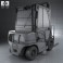 Yale GDP 35VX Forklift 2012 3d model