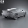 Aston Martin V8 Vantage 2012 3d model
