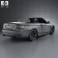 BMW 3 Series convertible with HQ interior 2011 3d model