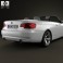 BMW 3 Series convertible with HQ interior 2011 3d model