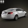 Buick LaCrosse (Alpheon) with HQ interior 2012 3d model
