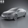 Buick LaCrosse (Alpheon) with HQ interior 2012 3d model