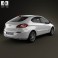 Chery A3 (J3) Hatchback 5-door with HQ interior 2008 3d model