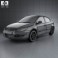 Chery A3 (J3) Hatchback 5-door with HQ interior 2008 3d model