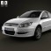 Chery A3 (J3) Hatchback 5-door with HQ interior 2008 3d model