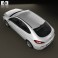Chery A3 (J3) Hatchback 5-door with HQ interior 2008 3d model