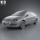 Chery A3 (J3) Hatchback 5-door with HQ interior 2008 3d model
