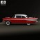 Chevrolet Bel Air Sport Coupe 1957 3d model