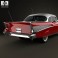 Chevrolet Bel Air Sport Coupe 1957 3d model