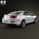 Chevrolet Malibu with HQ interior 2013 3d model