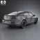 Chevrolet Malibu with HQ interior 2013 3d model