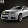 Chevrolet Malibu with HQ interior 2013 3d model