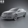 Chevrolet Malibu with HQ interior 2013 3d model