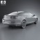 Chevrolet Malibu with HQ interior 2013 3d model