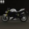 Ducati Streetfighter 848 2012 3d model
