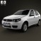 Fiat Palio Fire Economy 2012 3d model