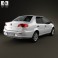Fiat Siena 2009 3d model