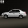 Fiat Siena 2009 3d model