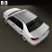 Fiat Siena 2009 3d model