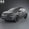 Ford Escape with HQ interior 2013 3d model