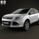 Ford Escape with HQ interior 2013 3d model