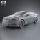 Ford Fusion (Mondeo) with HQ interior 2013 3d model