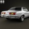 Ford Mustang coupe 1974 3d model