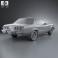 Ford Mustang coupe 1974 3d model