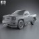 GMC Sierra Single Cab 2013 3d model