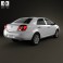 Geely MK sedan 2009 3d model