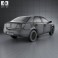 Geely MK sedan 2009 3d model