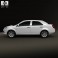 Geely MK sedan 2009 3d model