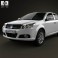 Geely MK sedan 2009 3d model