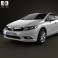 Honda Civic sedan with HQ interior 2012 3d model