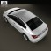 Honda Civic sedan with HQ interior 2012 3d model