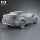 Honda Civic sedan with HQ interior 2012 3d model